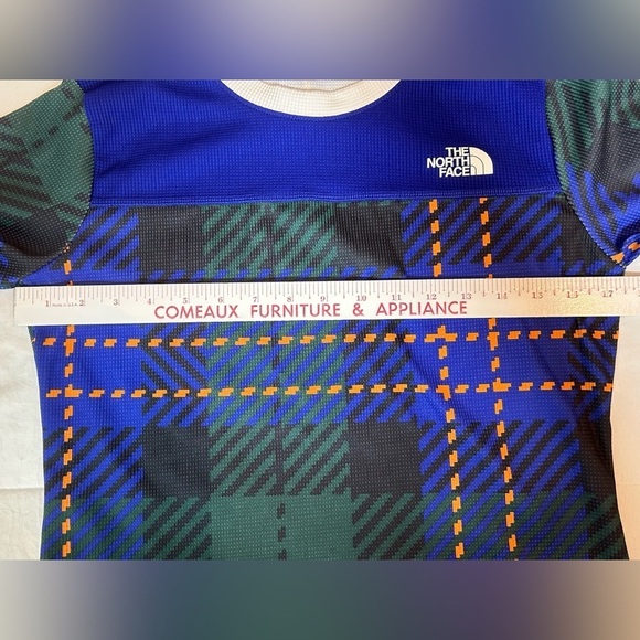 The North Face Women's Flash Dry Base Layer Plaid Waffle Shirt Top Size Small - Picture 12 of 13